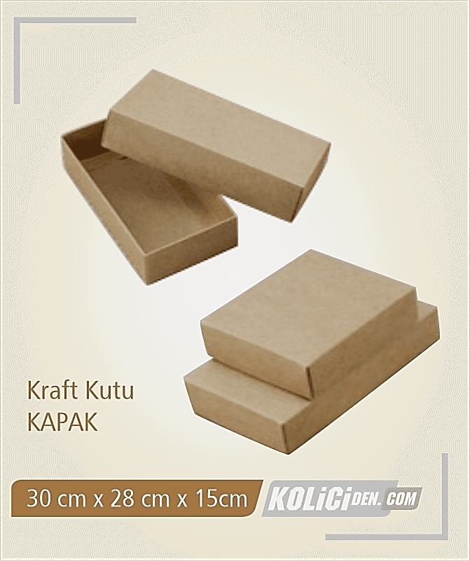 30x28x15 kutu+kapak kraft